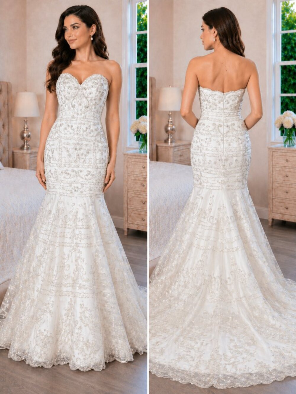 NWT Moonlight by Val Stefani Stunning Wedding Gown $2,288